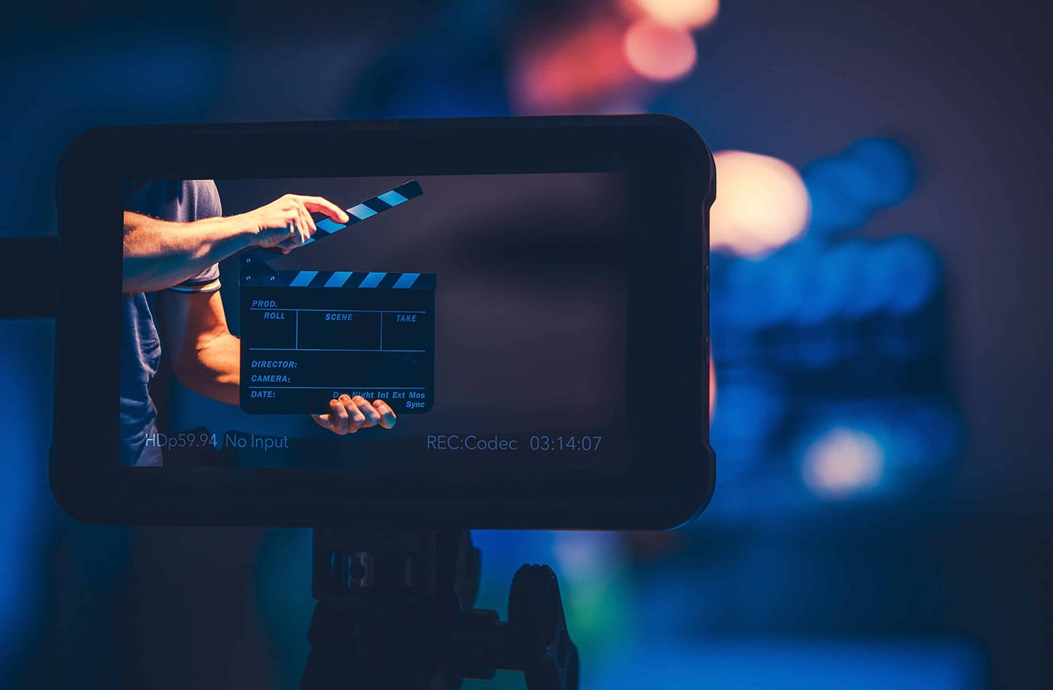A film production monitor